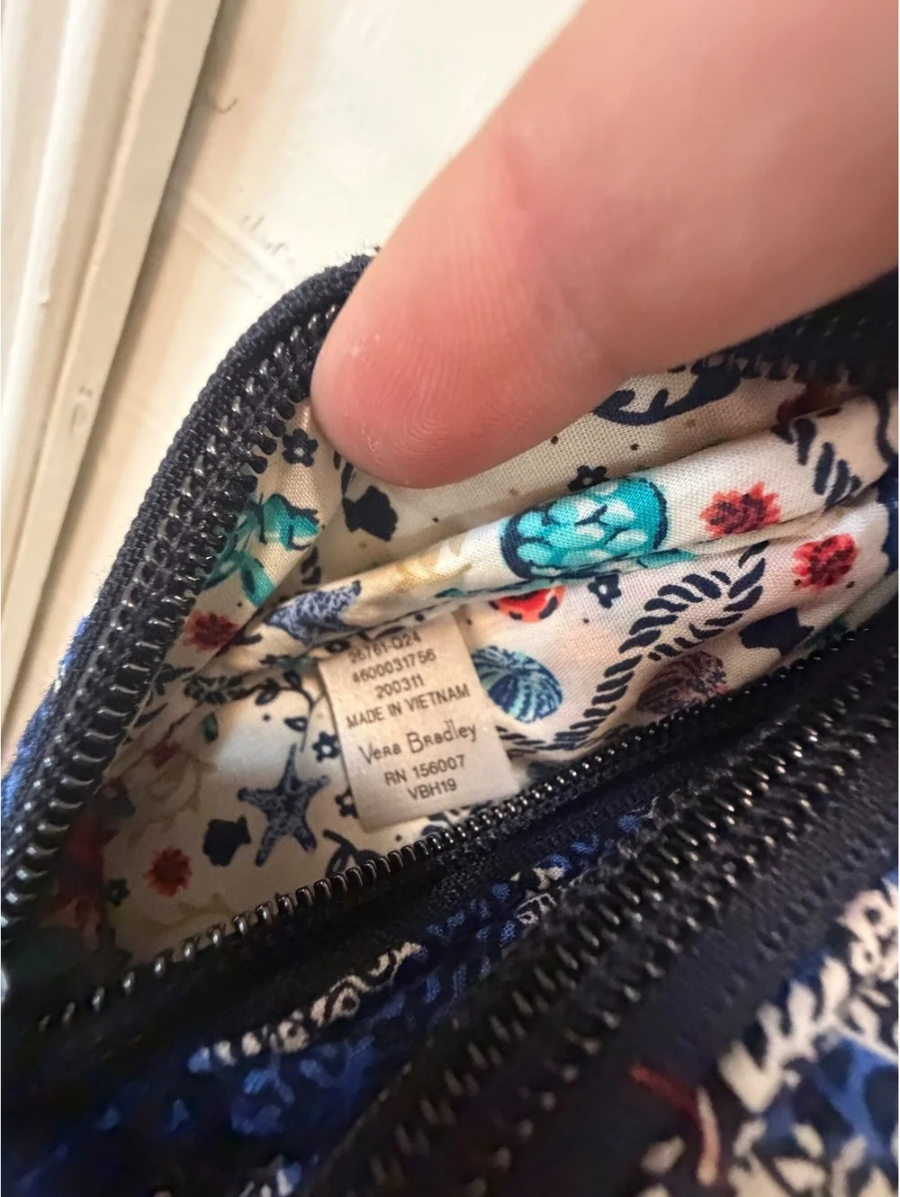 Vera Bradley Seahorse of Course Mini Sling Backpack, NWOT